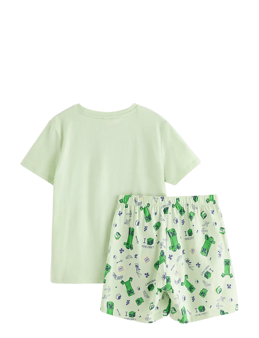 Lindex - Minecraft pyjama set - pyjamasset - light green - 2