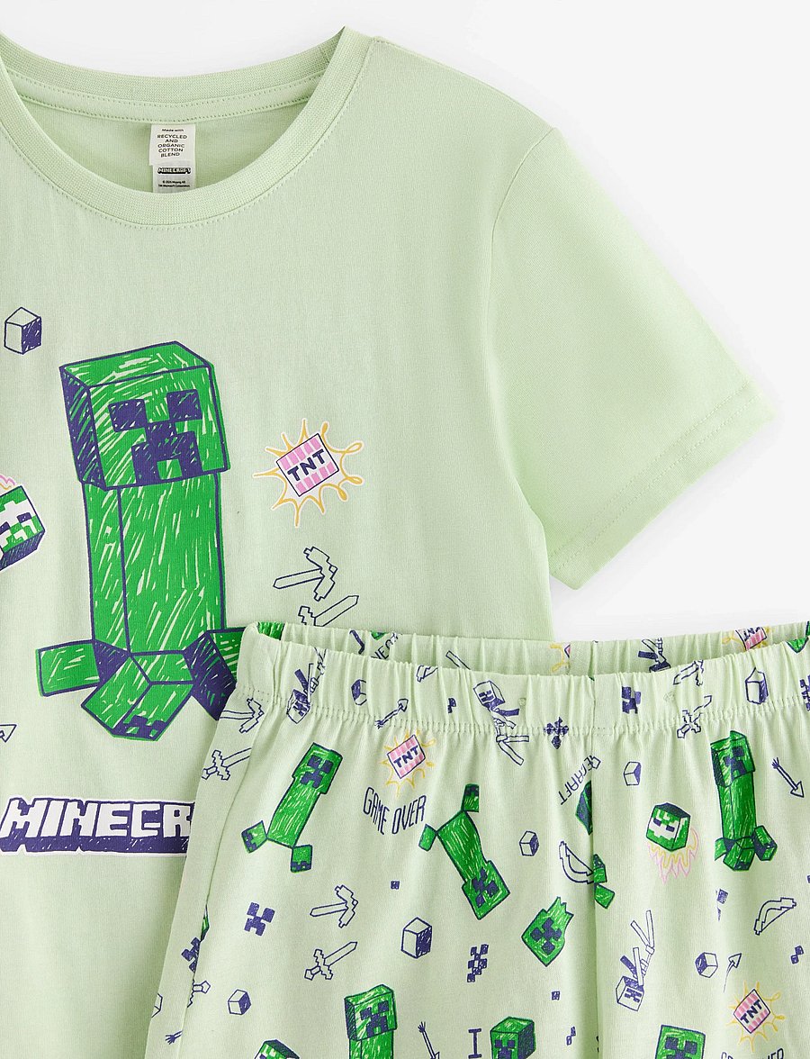 Lindex - Minecraft pyjama set - pyjamasset - light green - 5