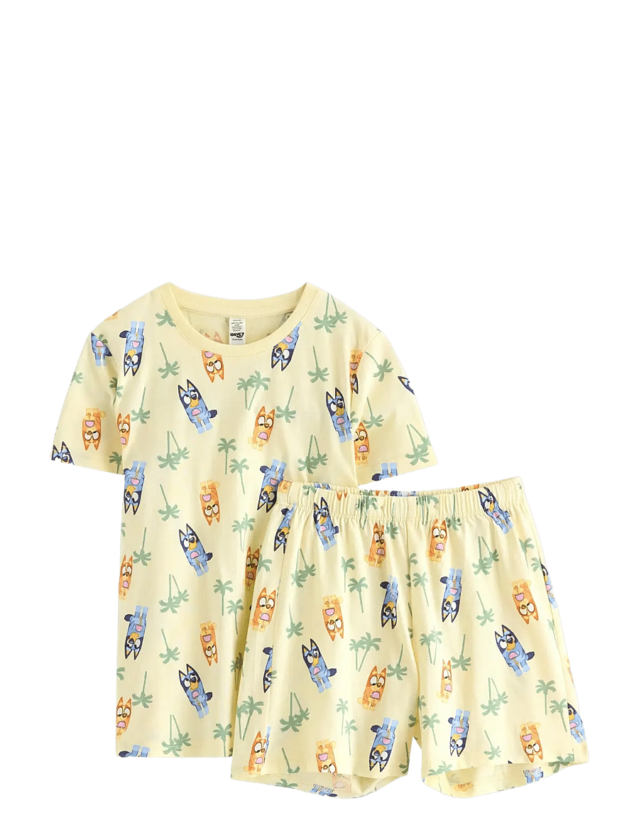 Lindex - Bluey pyjama set - pyjamassæt - light yellow - 1