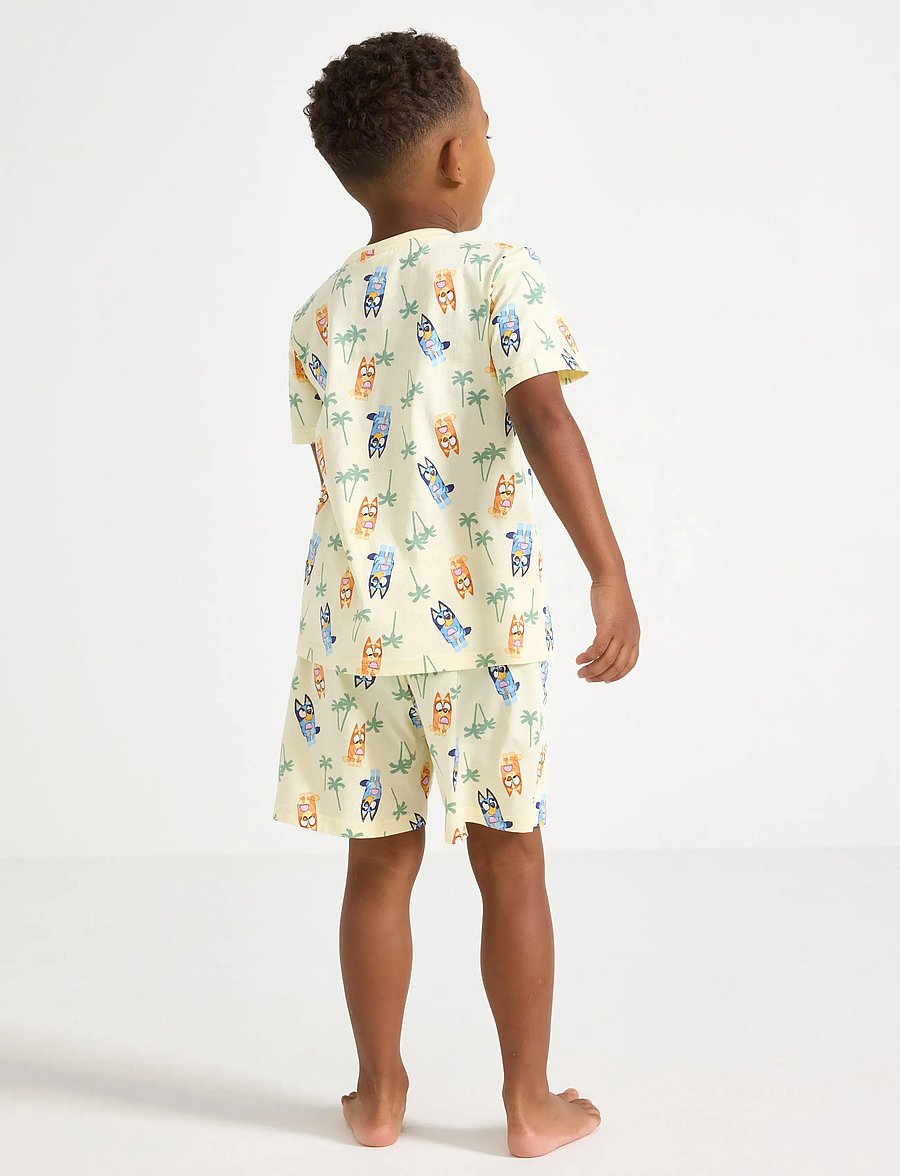 Lindex - Bluey pyjama set - pyjamassæt - light yellow - 3