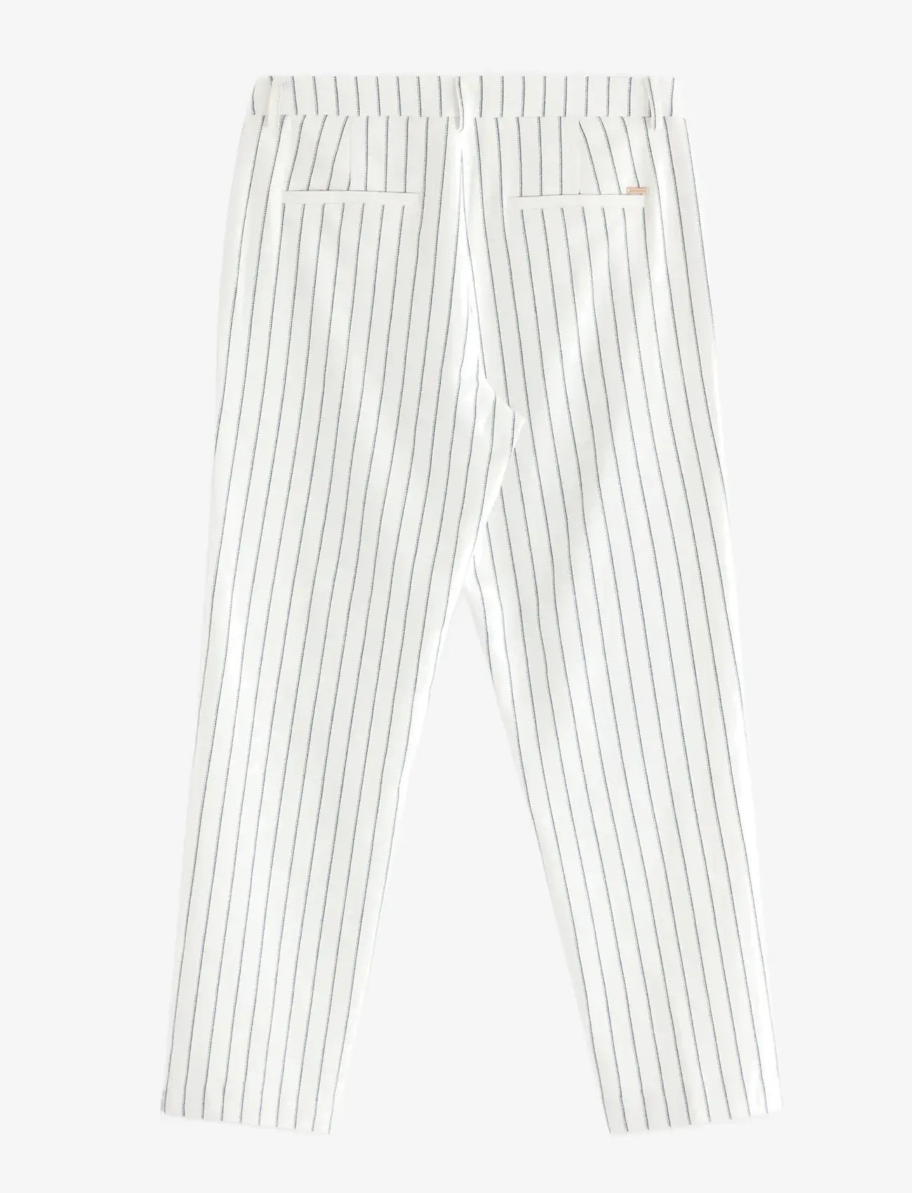 Lindex - Trousers in linen blend - hørbukser - off white - 2