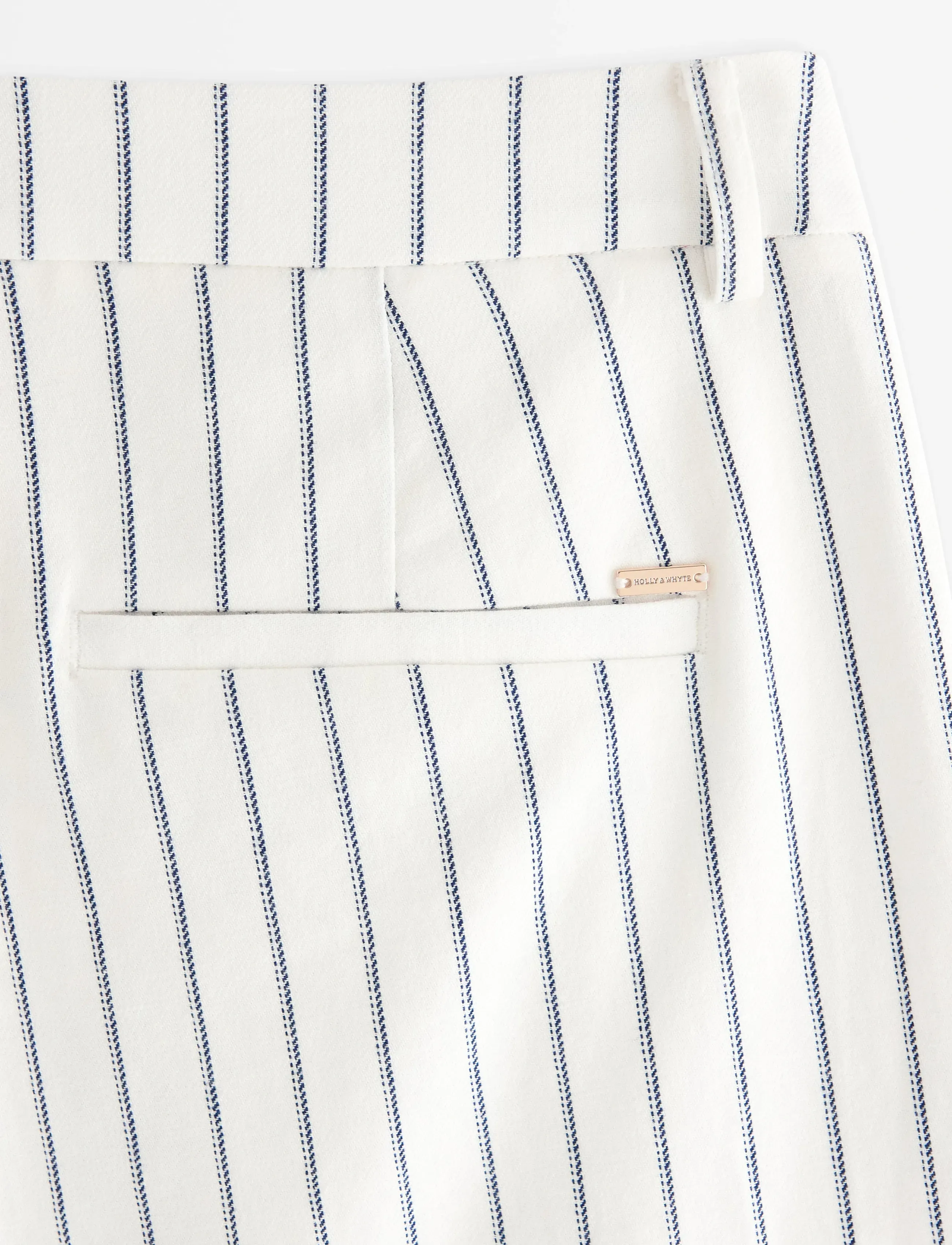Lindex - Trousers in linen blend - lininės kelnės - off white - 5