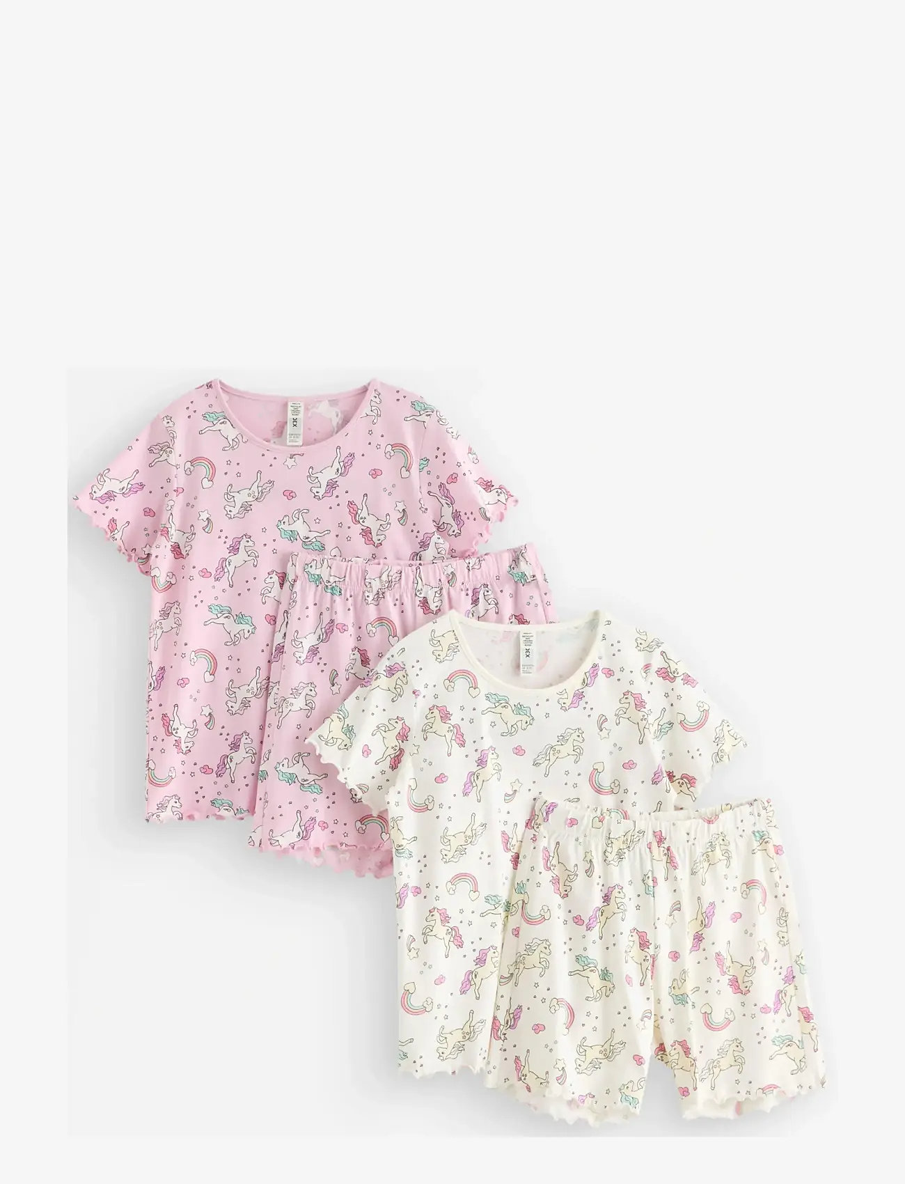 Lindex - 2-pack pyjama set - light pink - 1
