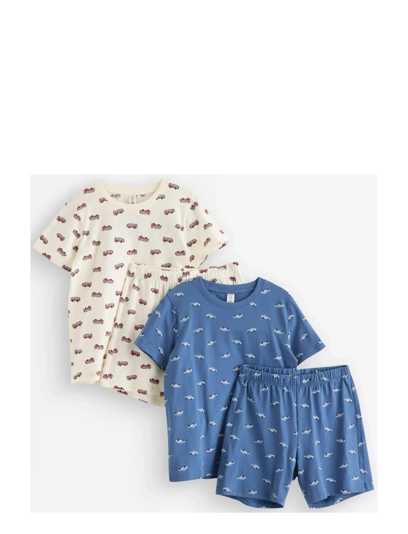 Lindex 2-pack pyjama set - 4 for 3 - WHITE / blue