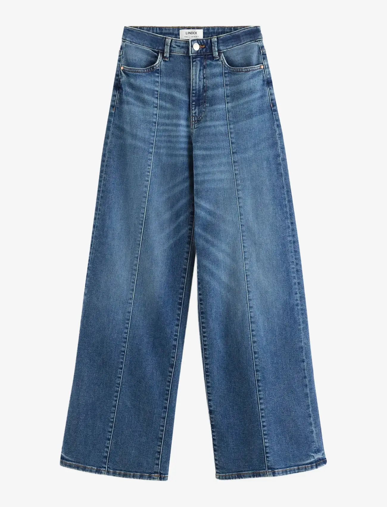 Lindex - Wide jeans with high waist - hosen mit weitem bein - denim - 1