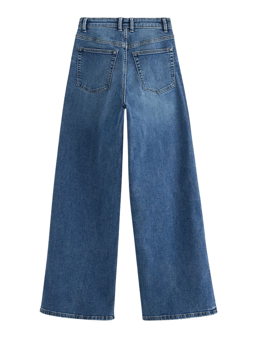 Lindex - Wide jeans with high waist - brede jeans - denim - 2