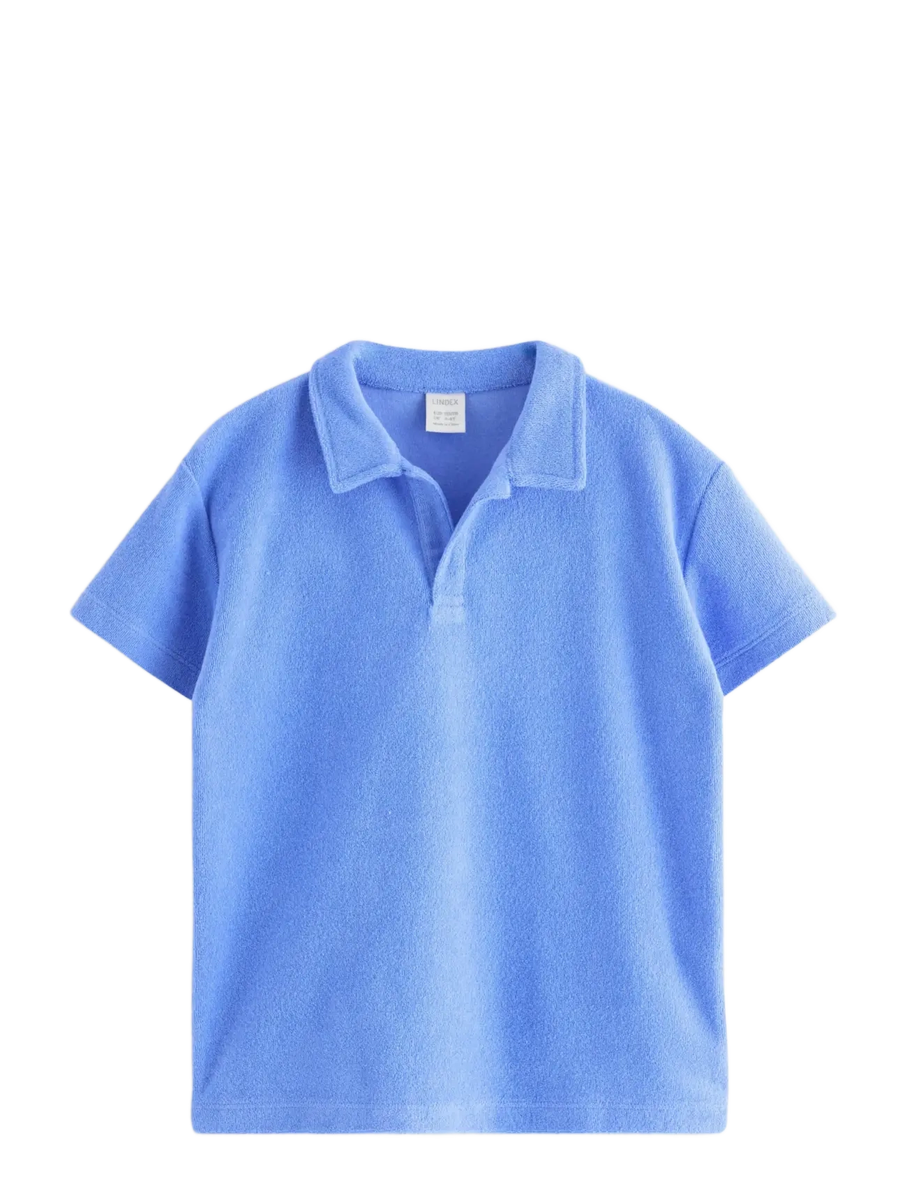 LINDEX Oberteil In Terry With Collar Blau - 92 - Kinder