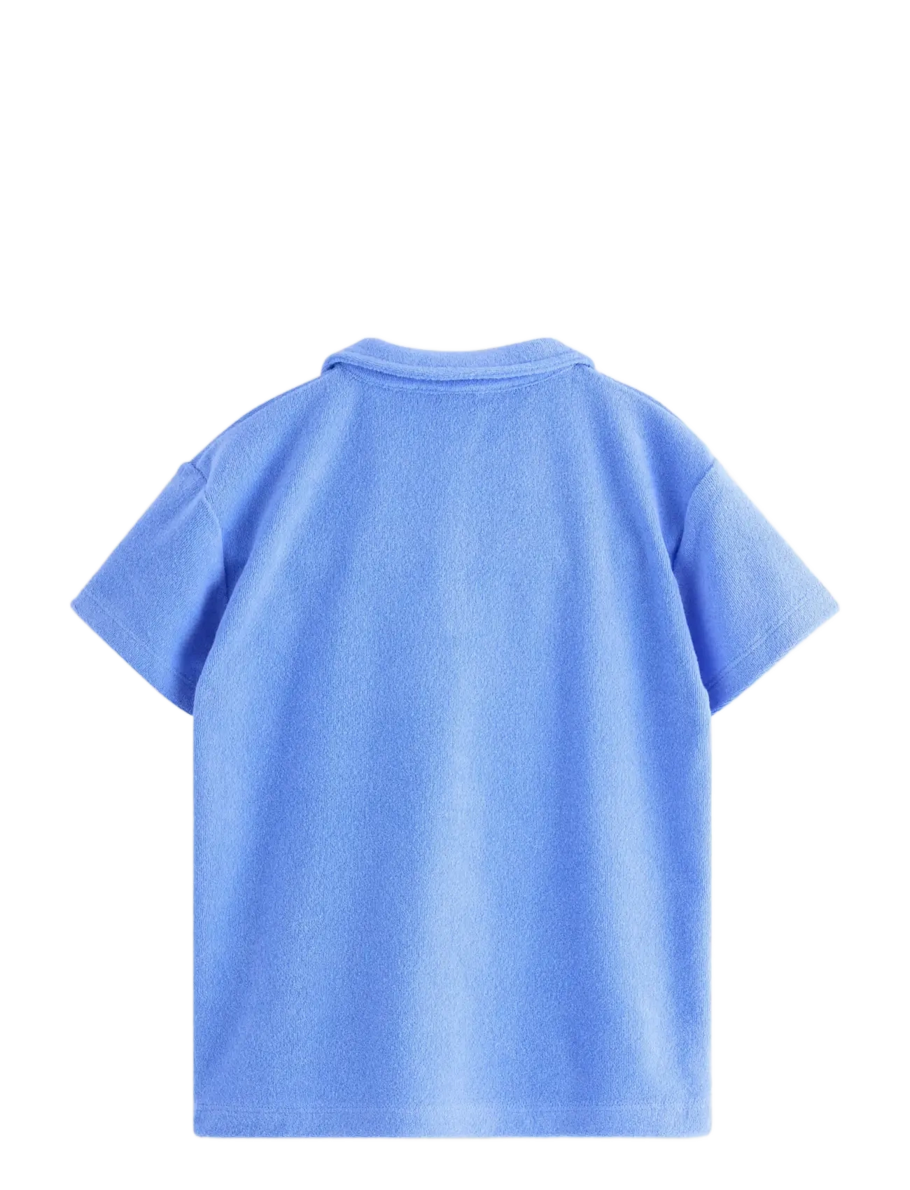 Lindex - Top in terry with collar - poloer - blue - 2