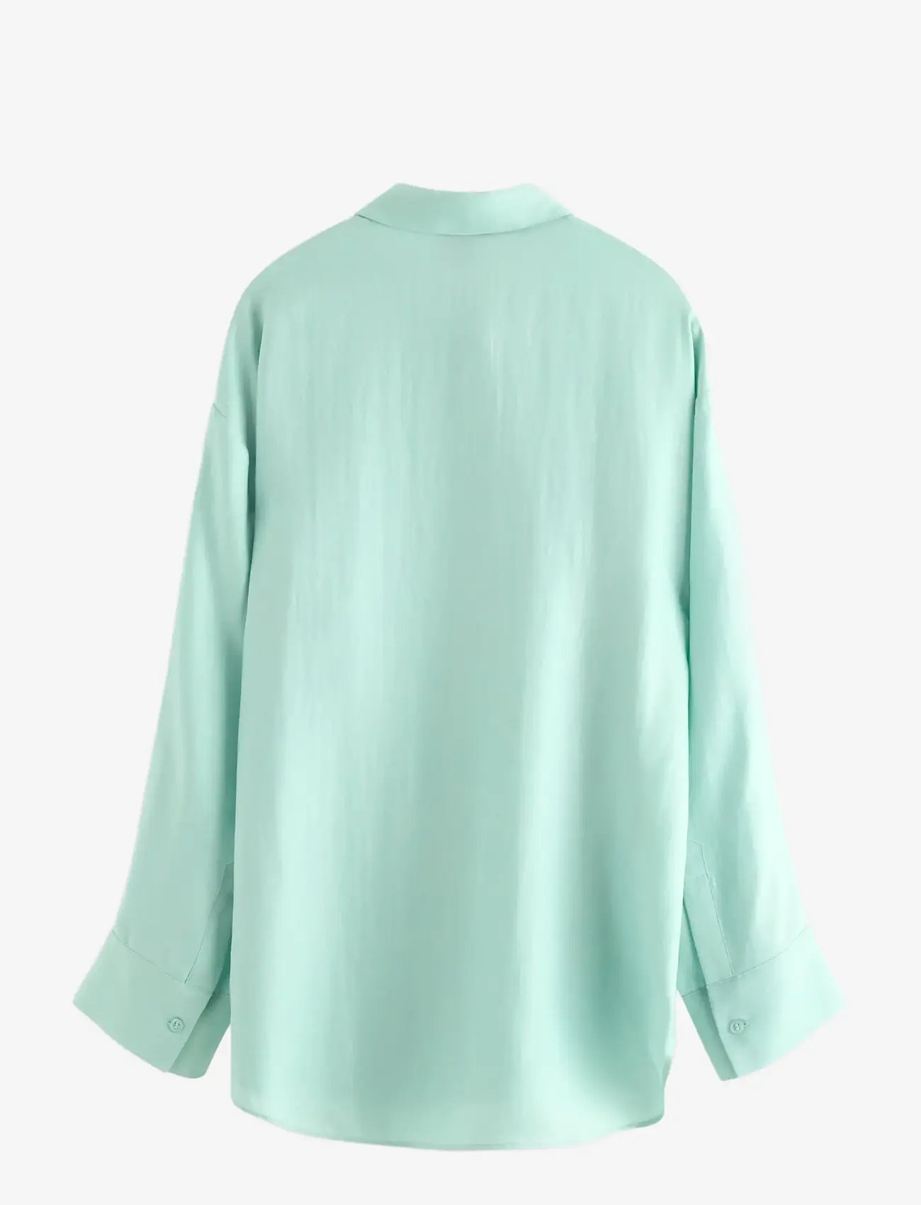 Lindex - Long-sleeved shirt - langærmede skjorter - light dusty aqua - 2