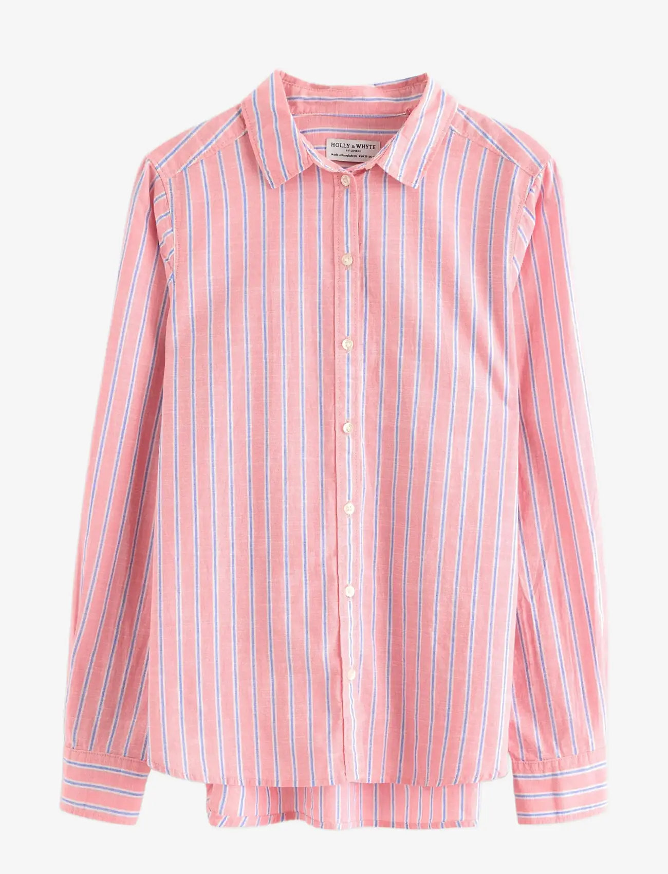 Lindex - Long-sleeved shirt - långärmade skjortor - pink - 1