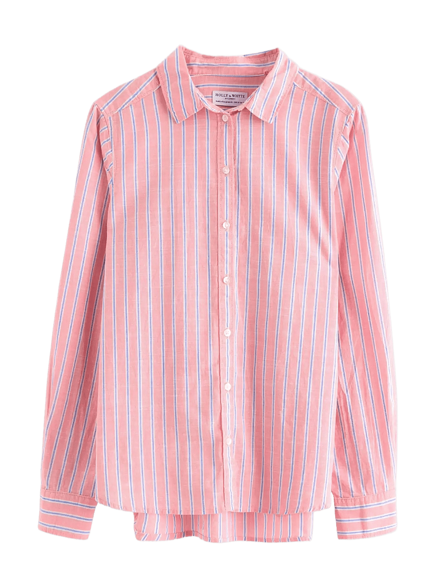 Lindex - Long-sleeved shirt - langærmede skjorter - pink - 1