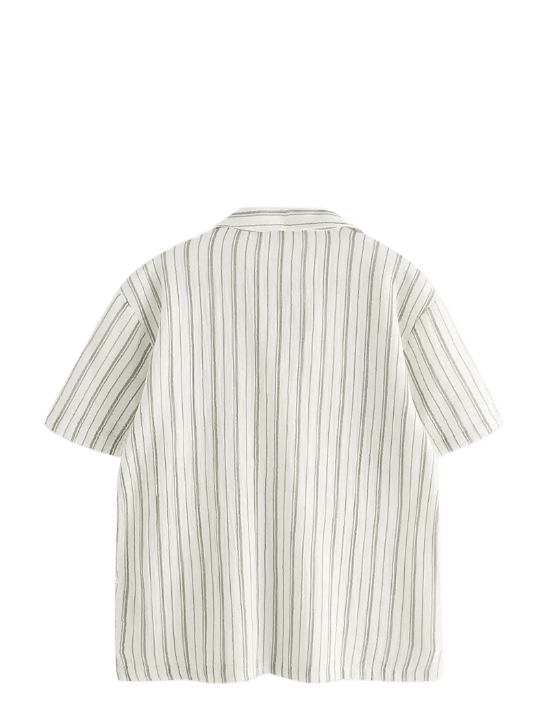 Lindex - Shirt in cotton gauze - marškiniai trumpomis rankovėmis - dusty brown - 2