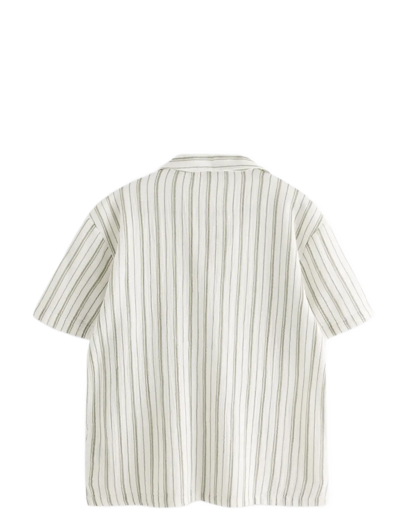 Lindex - Shirt in cotton gauze - short-sleeved shirts - dusty brown - 2