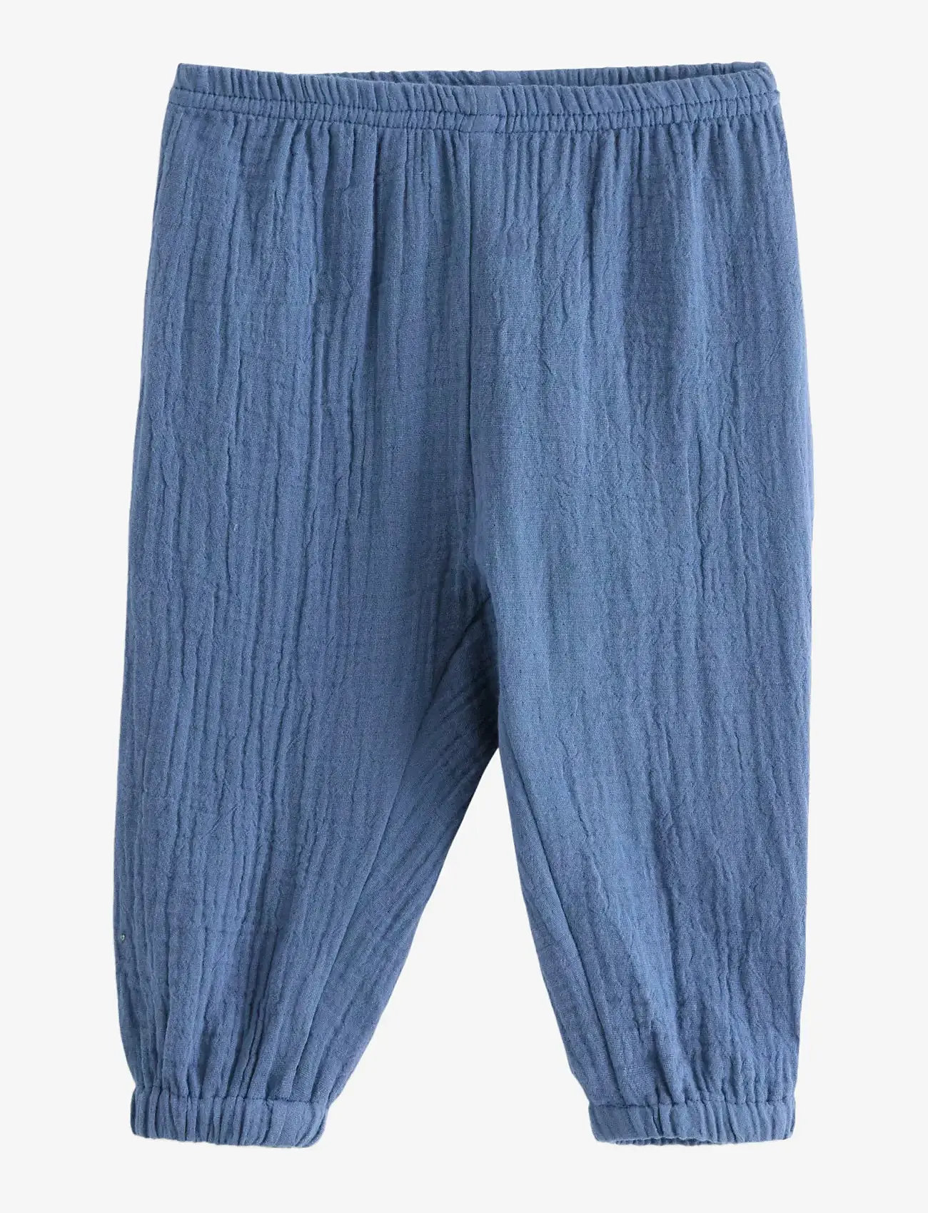 Lindex - Trousers woven loose - babybukser - dusty blue - 0