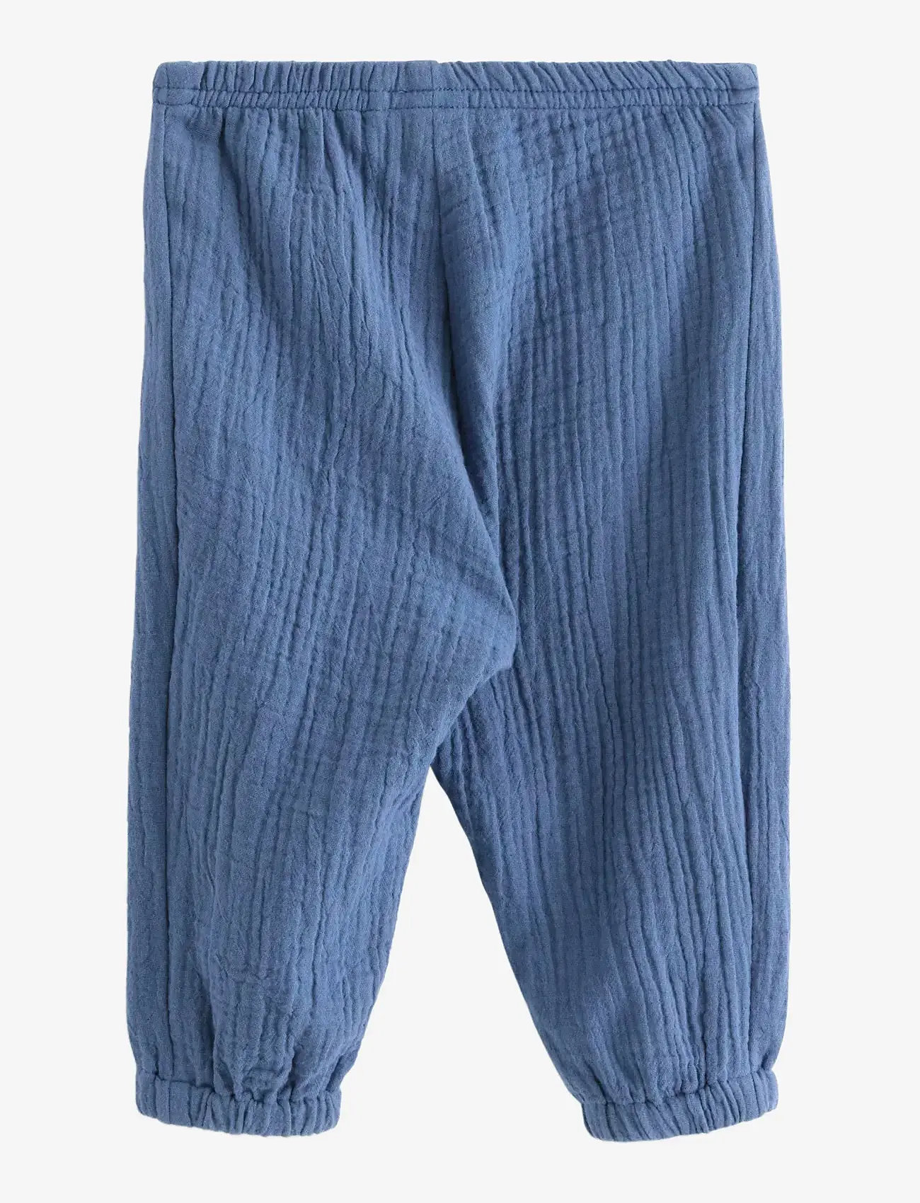 Lindex - Trousers woven loose - babybukser - dusty blue - 1