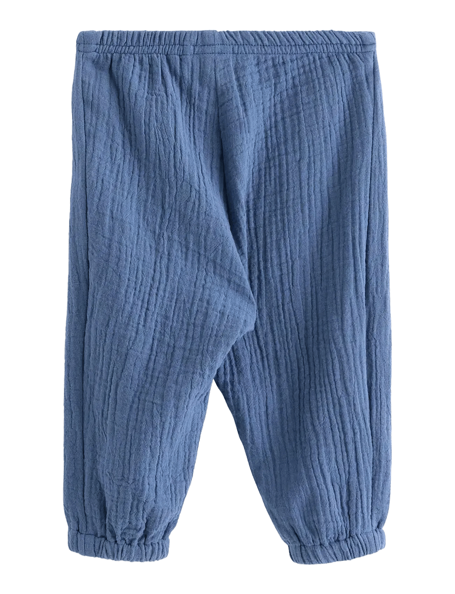 Lindex - Trousers woven loose - babyhosen - dusty blue - 1