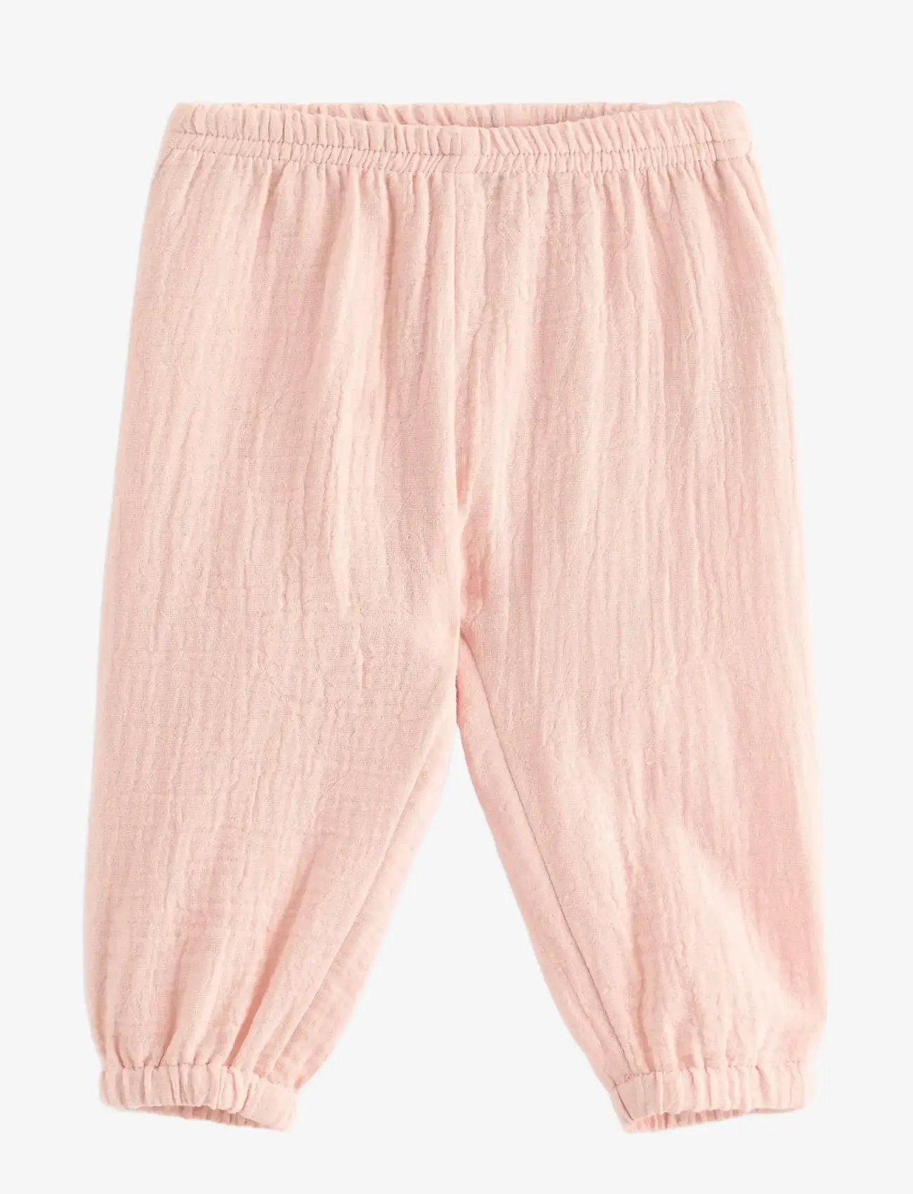 Lindex - Trousers woven loose - babybukser - light dusty pink - 0