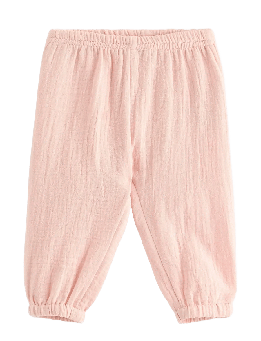 Lindex - Trousers woven loose - pantalon pour bébé - light dusty pink - 0