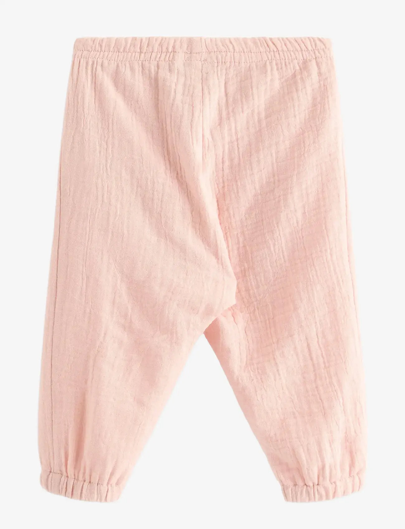 Lindex - Trousers woven loose - babybukser - light dusty pink - 1