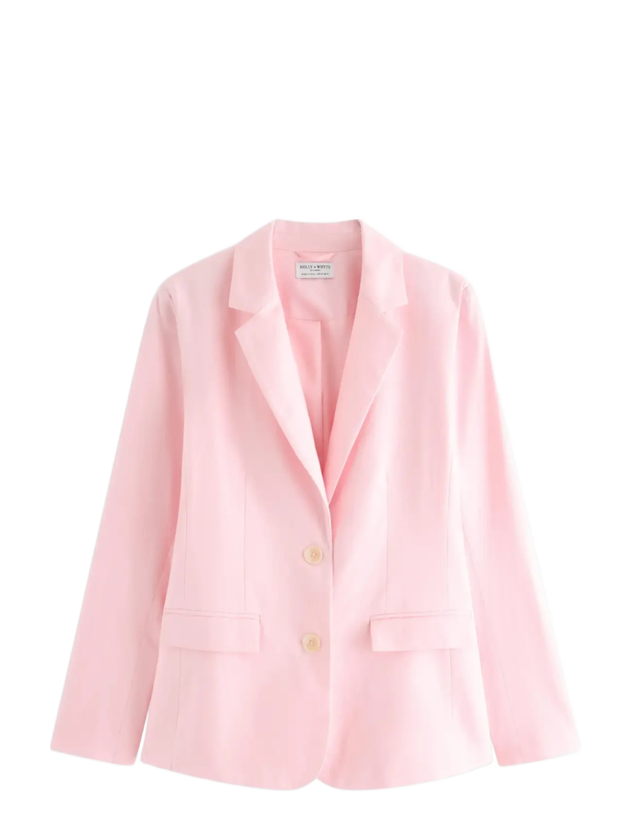 LINDEX Blazer In Linen Blend Pink - 38 - Damen
