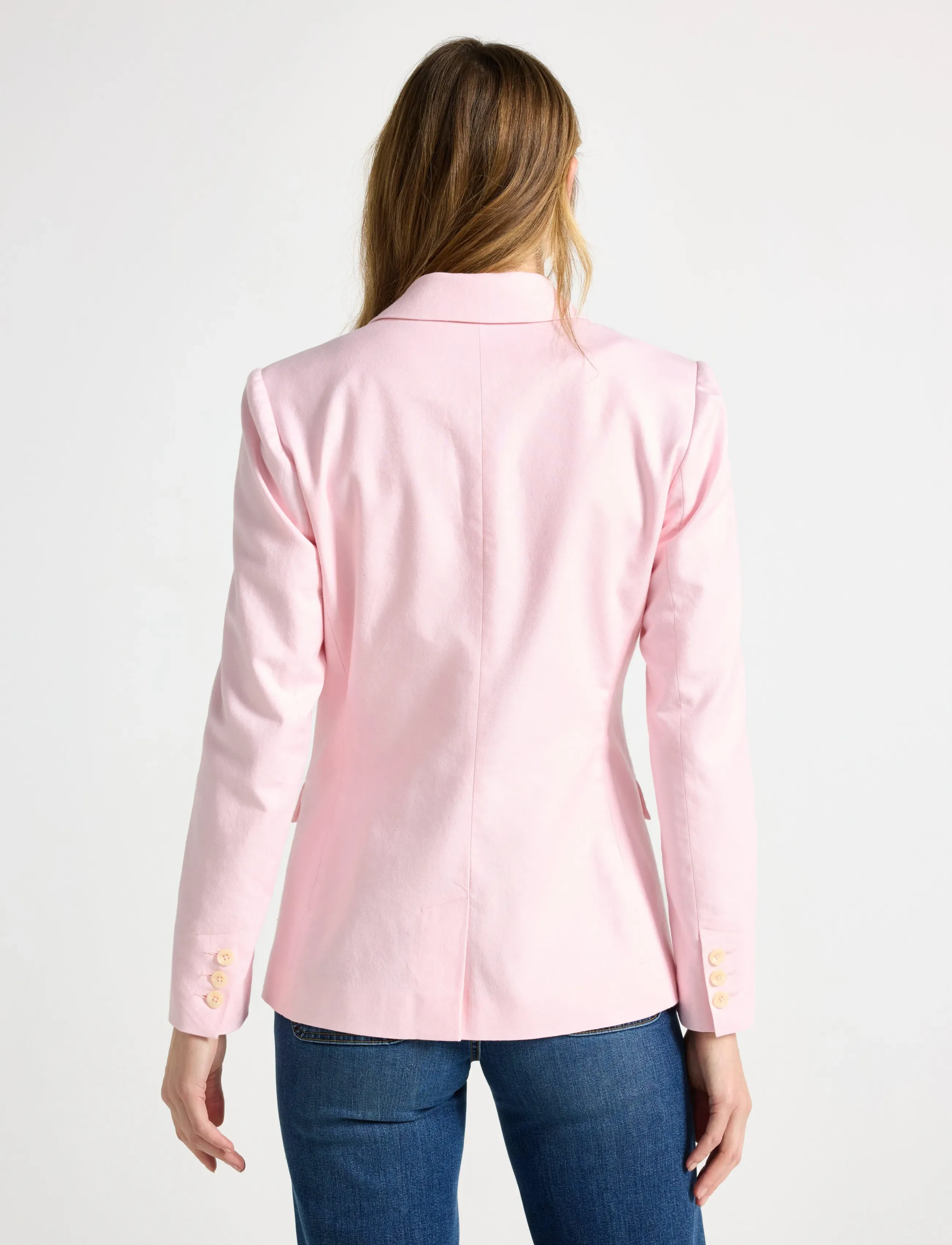 Lindex - Blazer in linen blend - einreihige blazer - light pink - 3