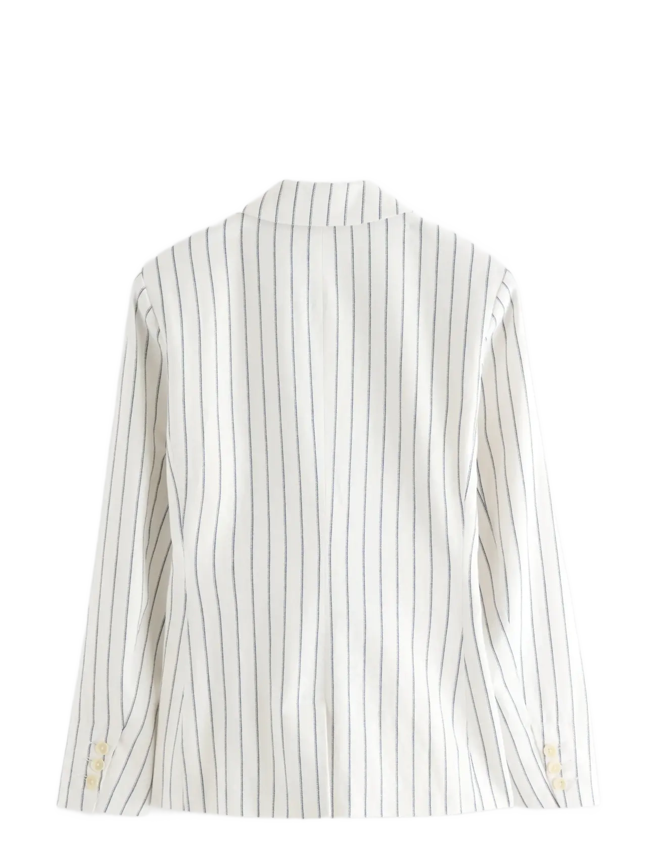 Lindex - Blazer in linen blend - enkelknäppta kavajer - off white - 2