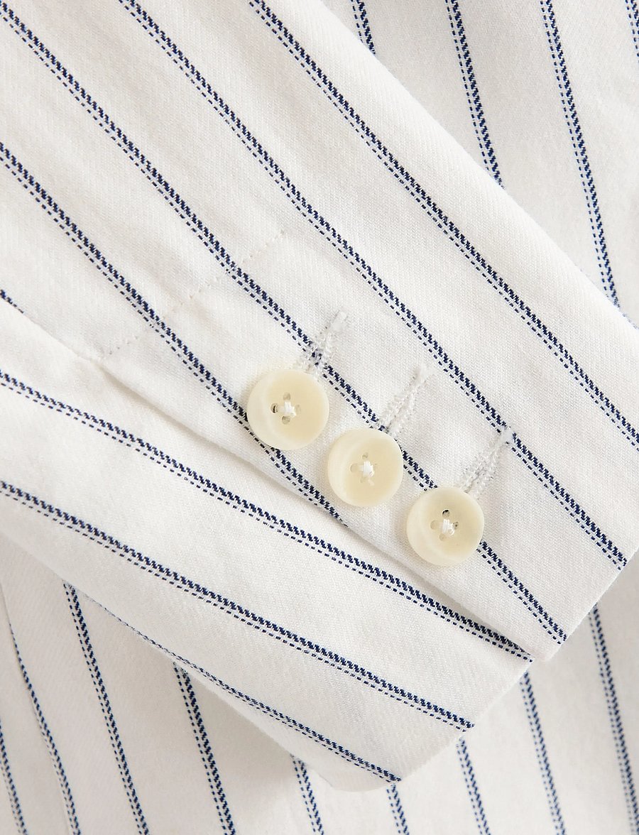 Lindex - Blazer in linen blend - single breasted blazers - off white - 5