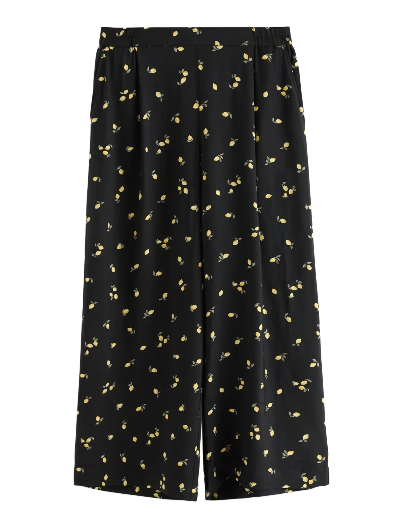 LINDEX Wide Cropped Hosen Schwarz - M - Damen