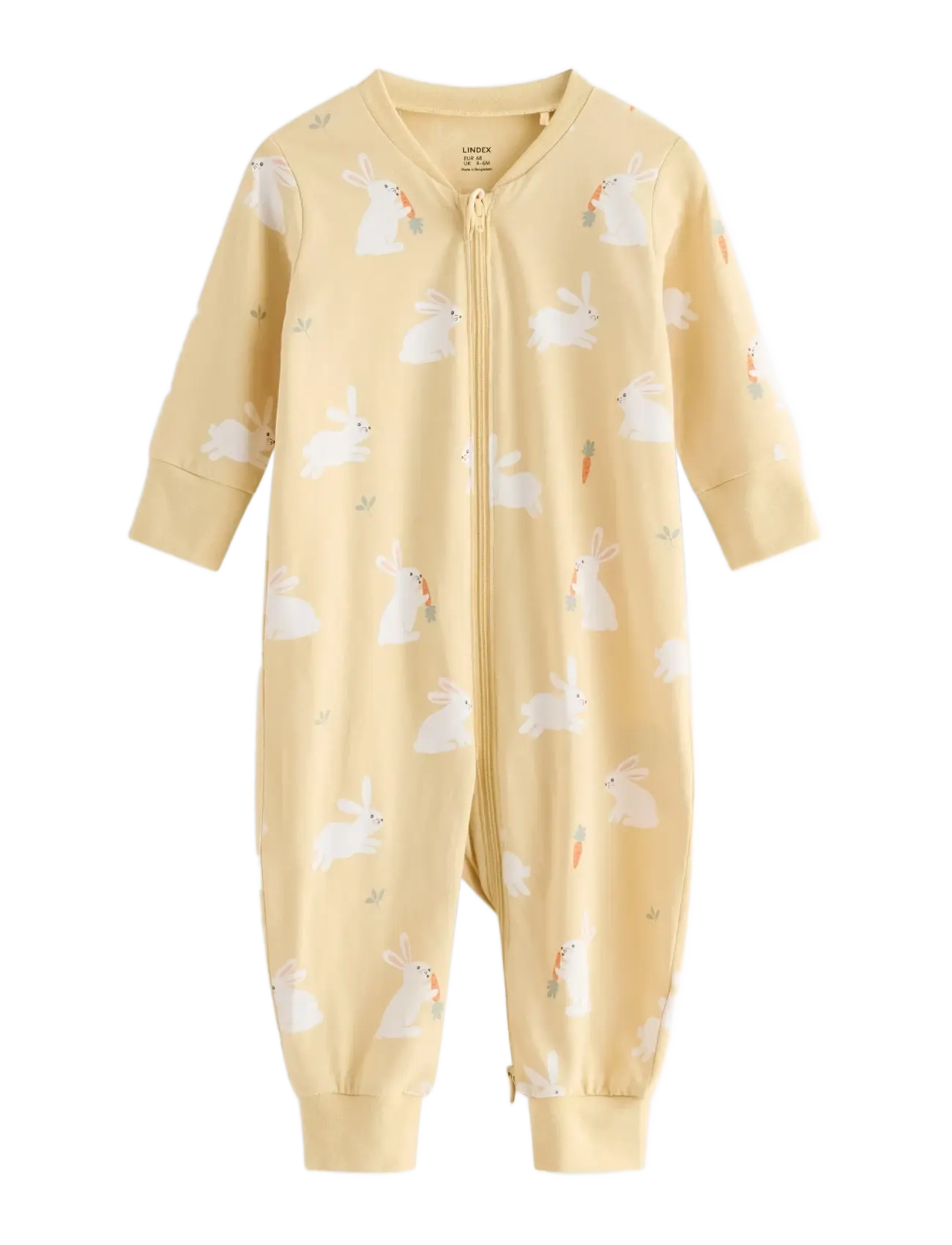 Lindex Pyjamas bunny BF - Uus - LIGHT DUSTY YELLOW / yellow
