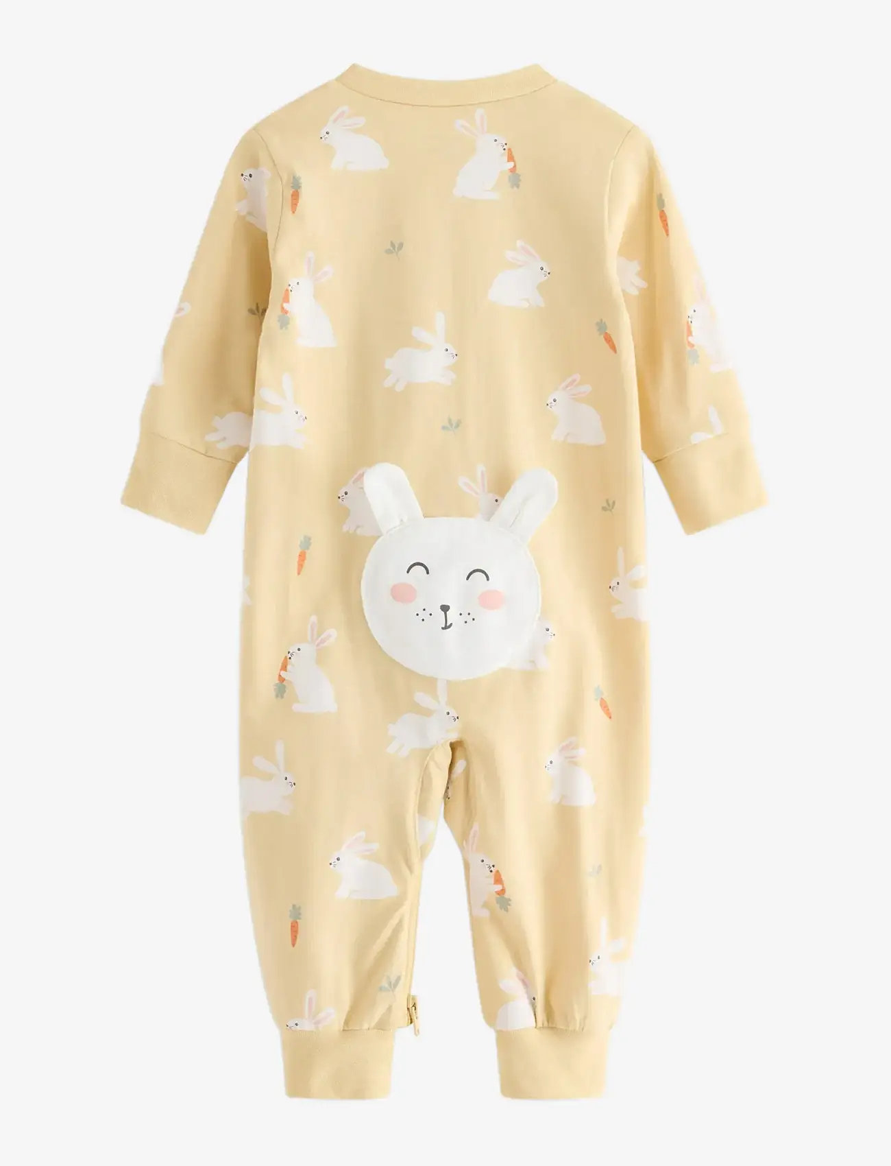 Lindex - Pyjamas bunny BF - sleeping overalls - light dusty yellow - 1