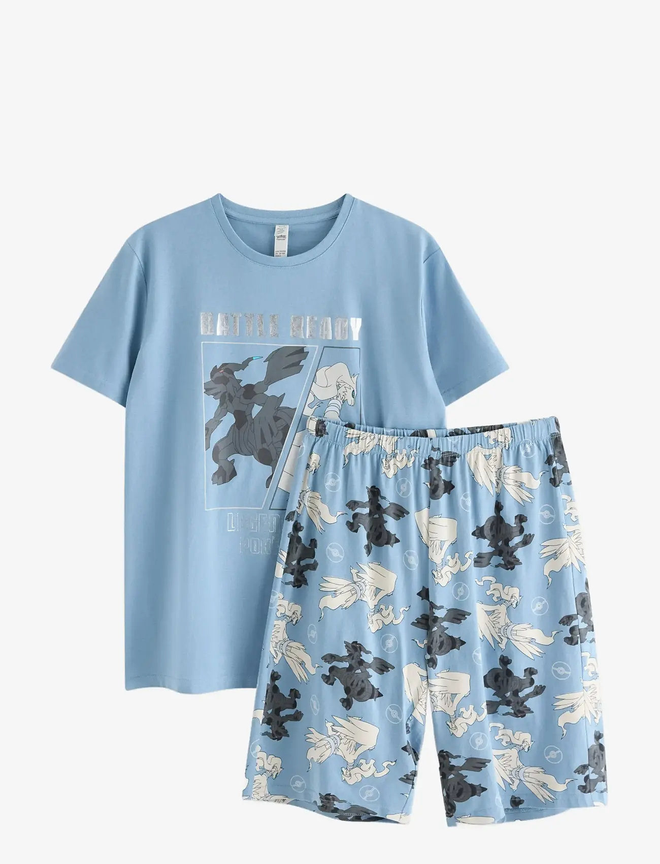 Lindex - Pokémon pyjamas - pyjamassæt - lt dusty blue - 1