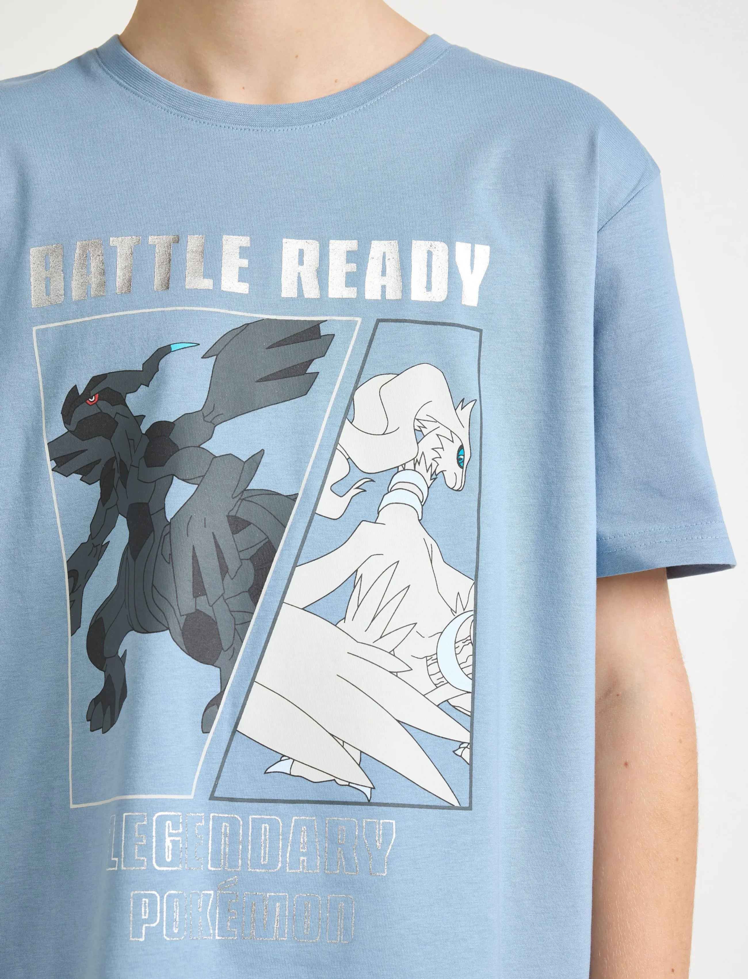 Lindex - Pokémon pyjamas - pyjamassæt - lt dusty blue - 4