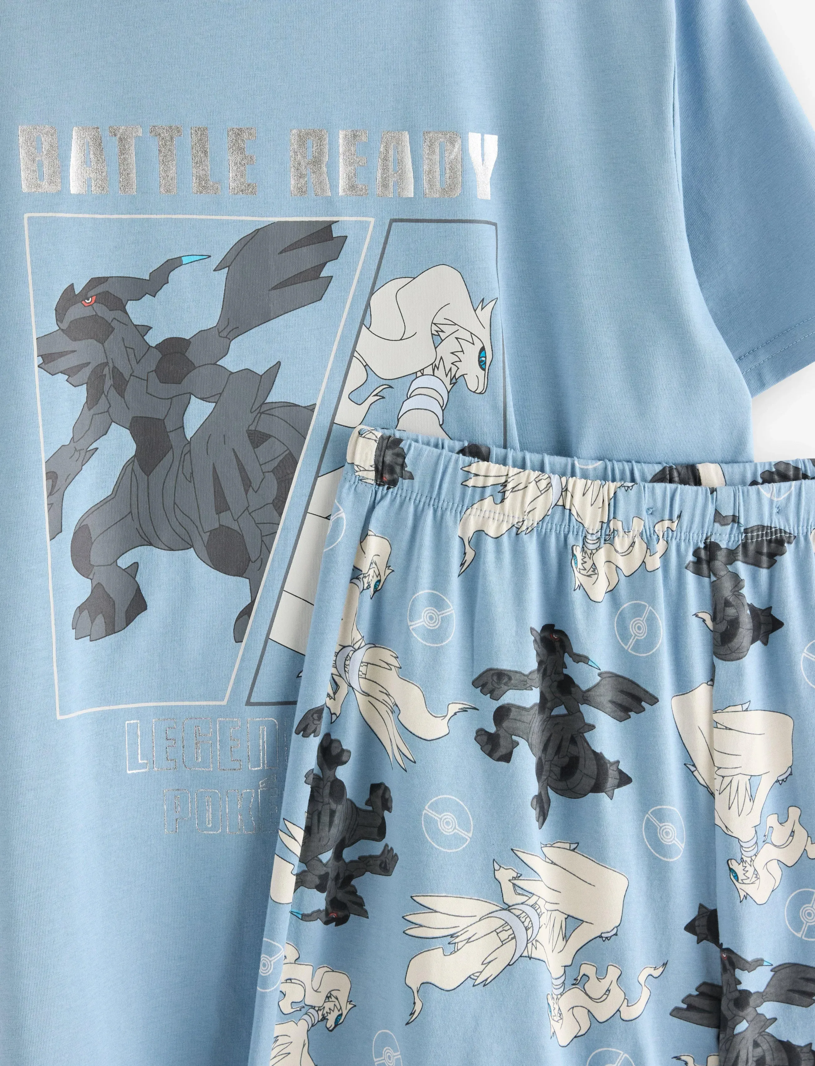 Lindex - Pokémon pyjamas - pyjamassæt - lt dusty blue - 5