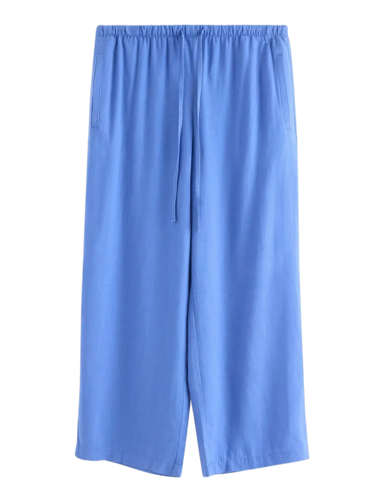 LINDEX Cropped Hosen In Linen Blend Blau - XS - Damen