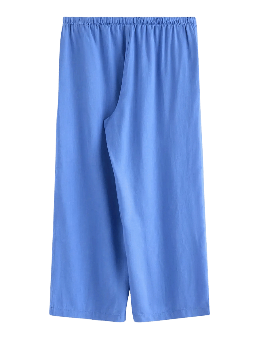 Lindex - Cropped trousers in linen blend - leinenhosen - light dusty blue - 2