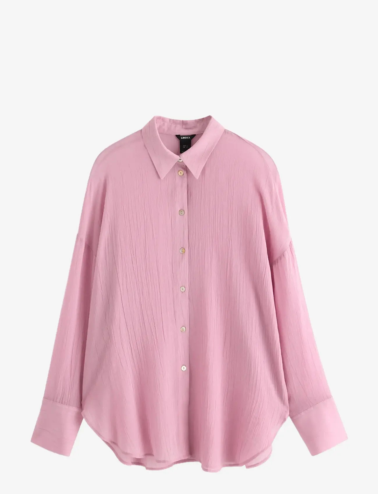Lindex - Sheer blouse - langärmlige blusen - light dusty pink - 1
