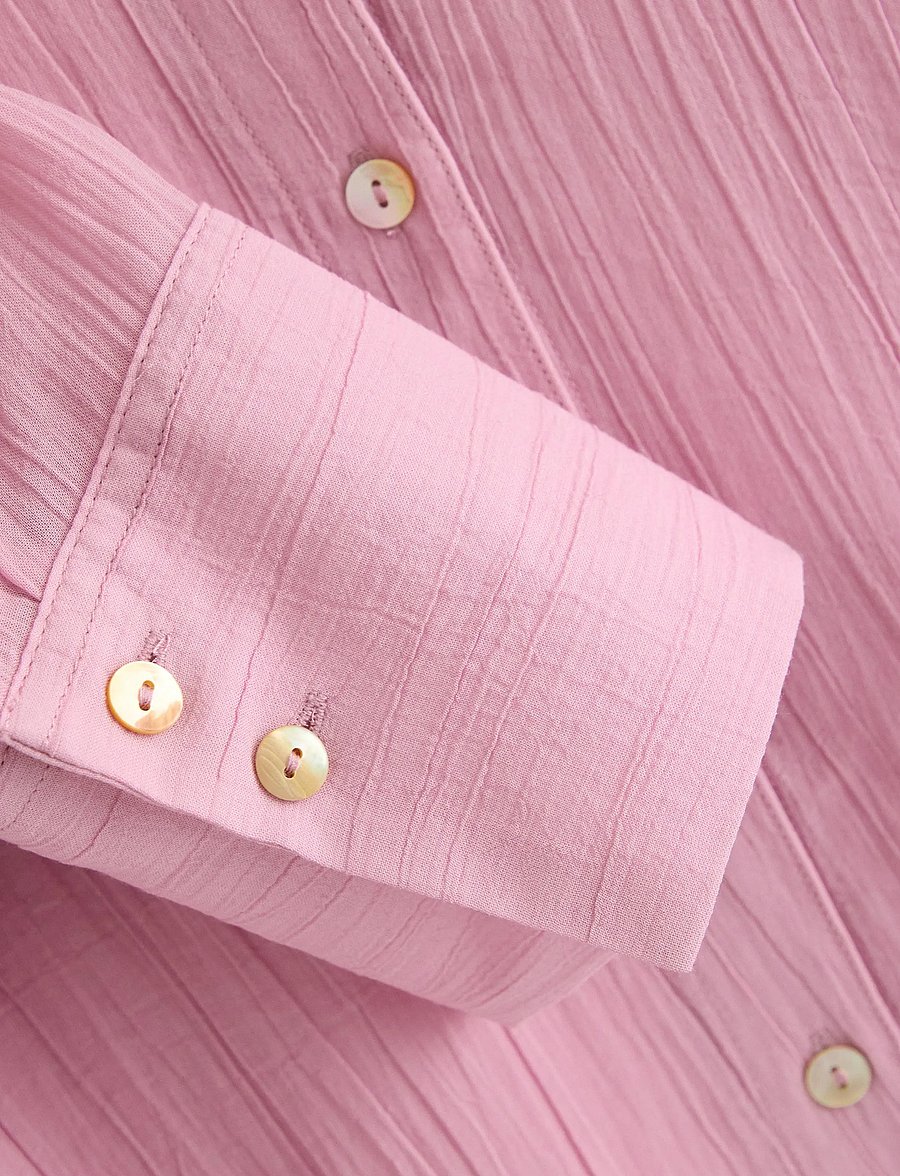 Lindex - Sheer blouse - langærmede bluser - light dusty pink - 5