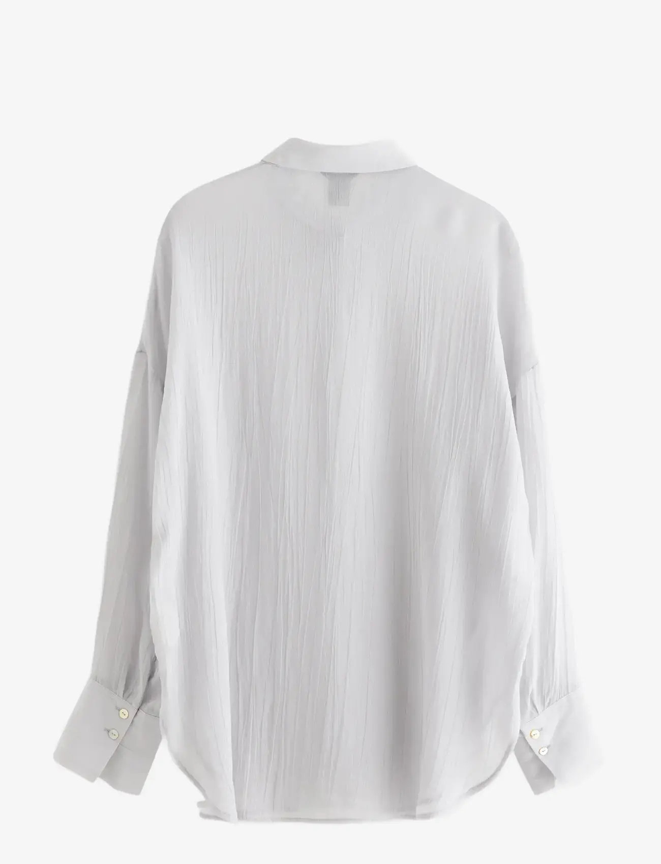 Lindex - Sheer blouse - langærmede bluser - light grey - 2