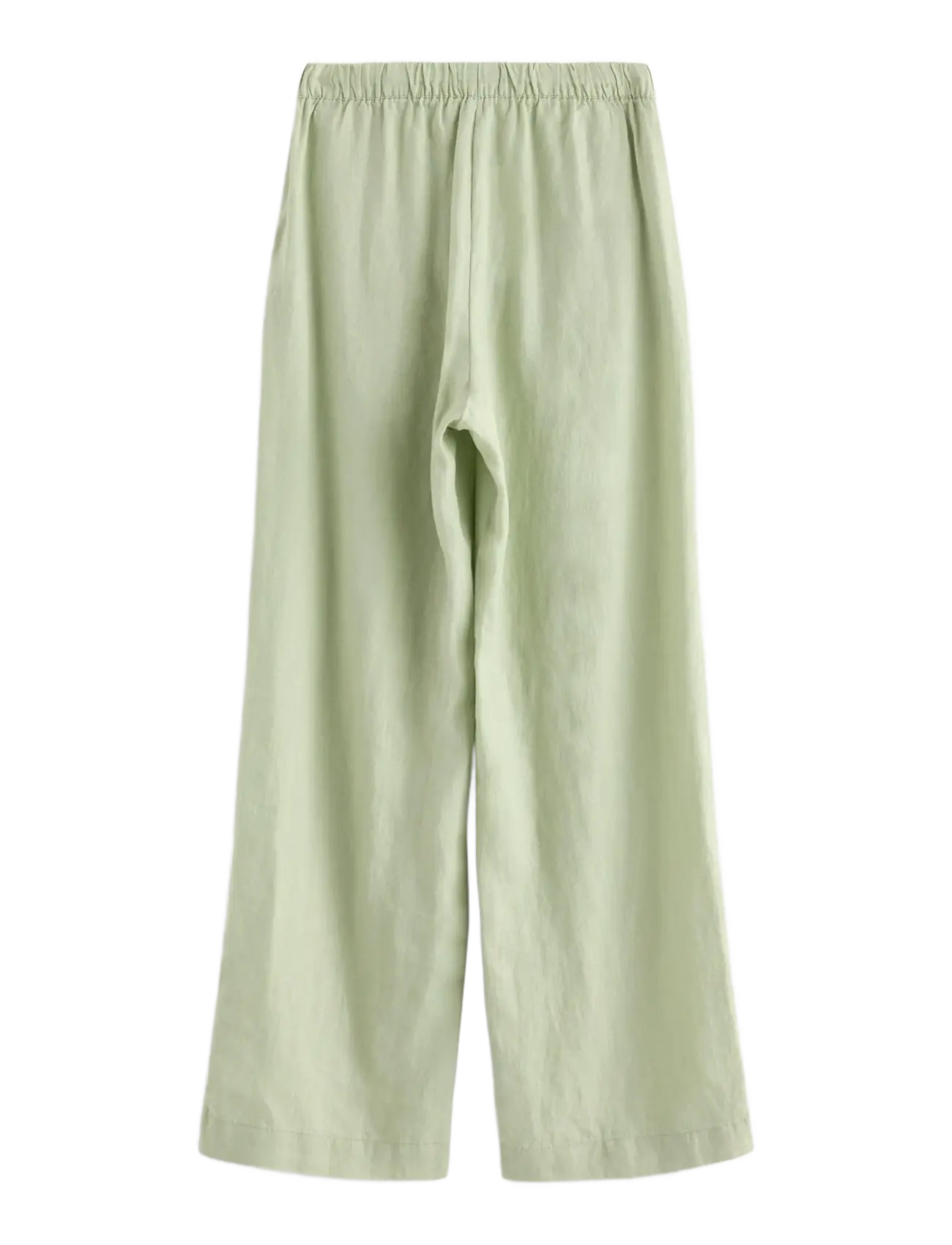 Lindex - STRAIGHT Bella linen trousers - linased püksid - light dusty green - 2