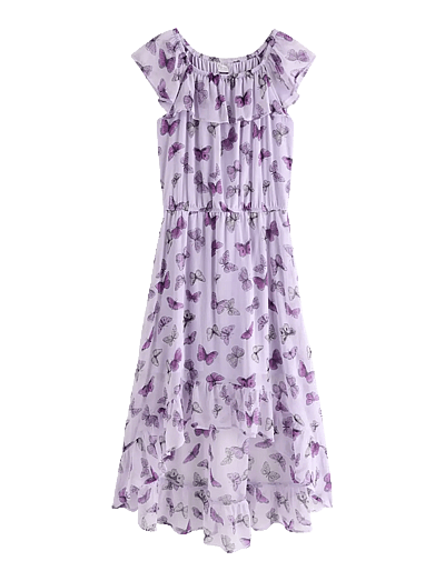 Lindex Dress with flounces - Ärmellose Freizeitkleider - LIGHT LILAC / purple