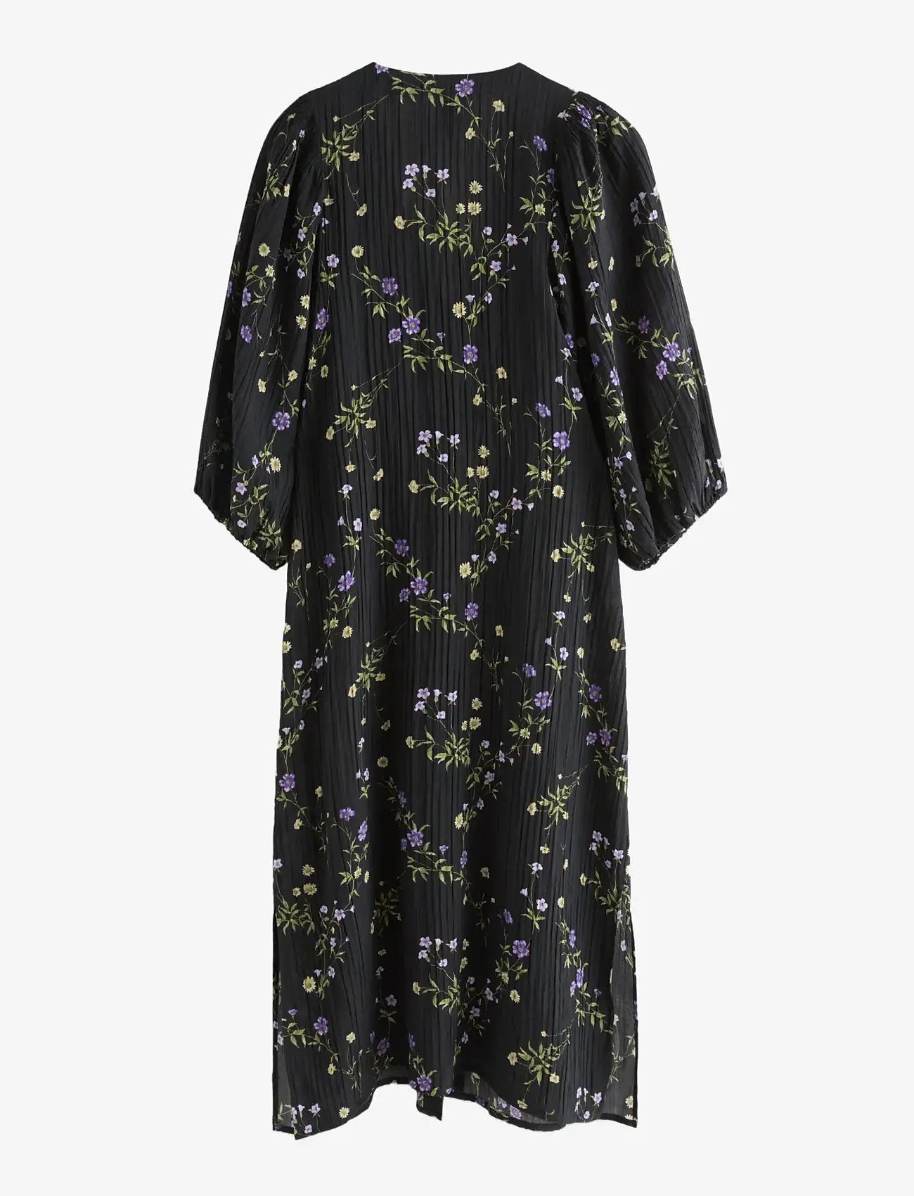 Lindex - Long-sleeved midi dress - särkkleidid - black - 2