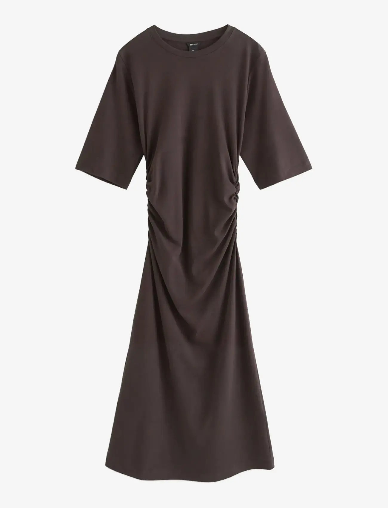 Lindex - Maxi dress in jersey - maxi kjoler - dark brown - 1