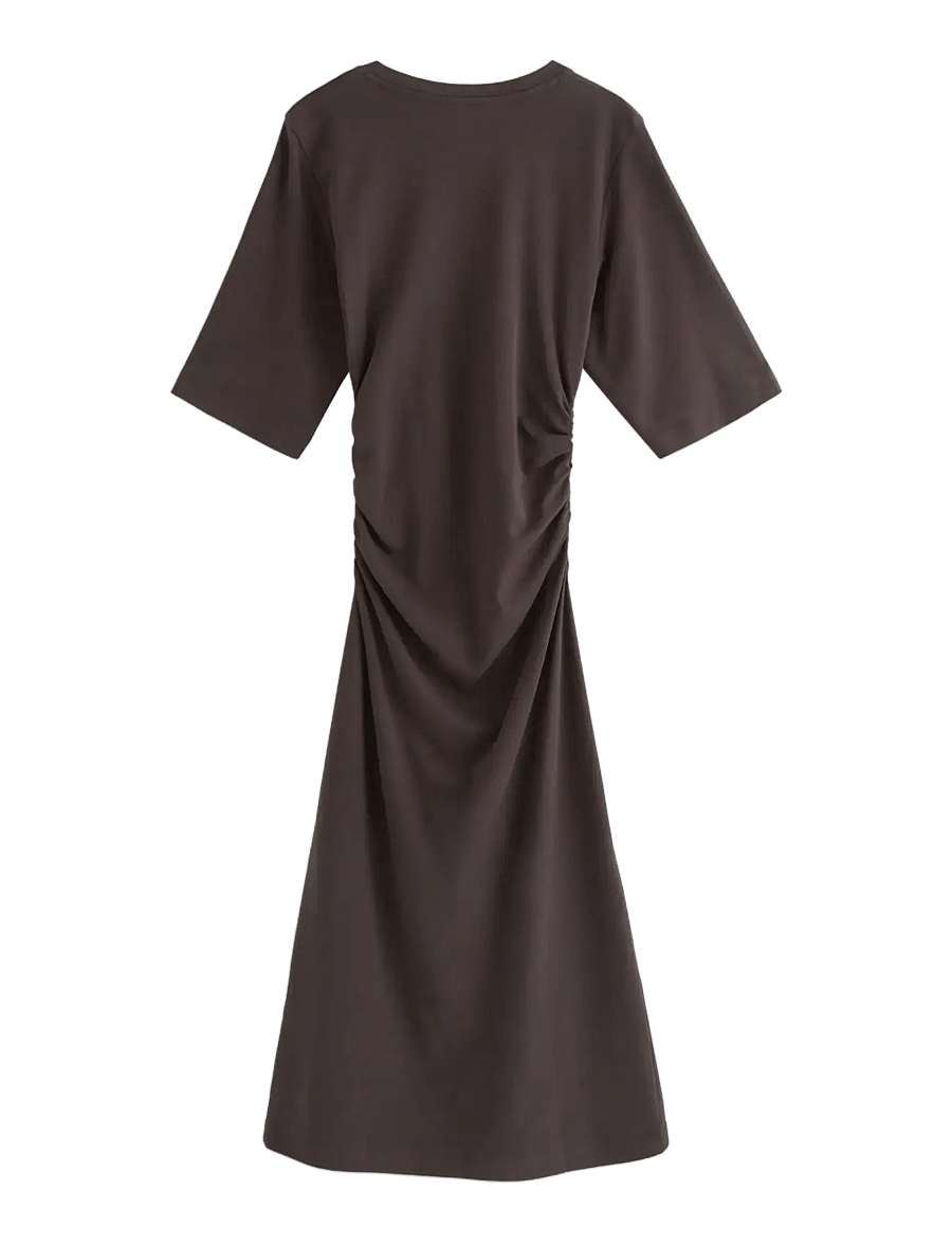 Lindex - Maxi dress in jersey - maksikleidid - dark brown - 2