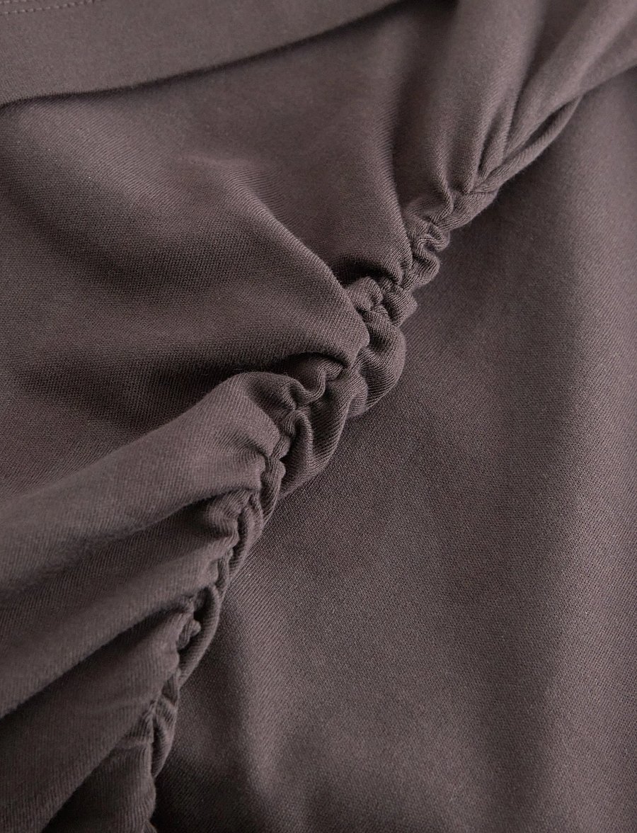 Lindex - Maxi dress in jersey - maksikleidid - dark brown - 5