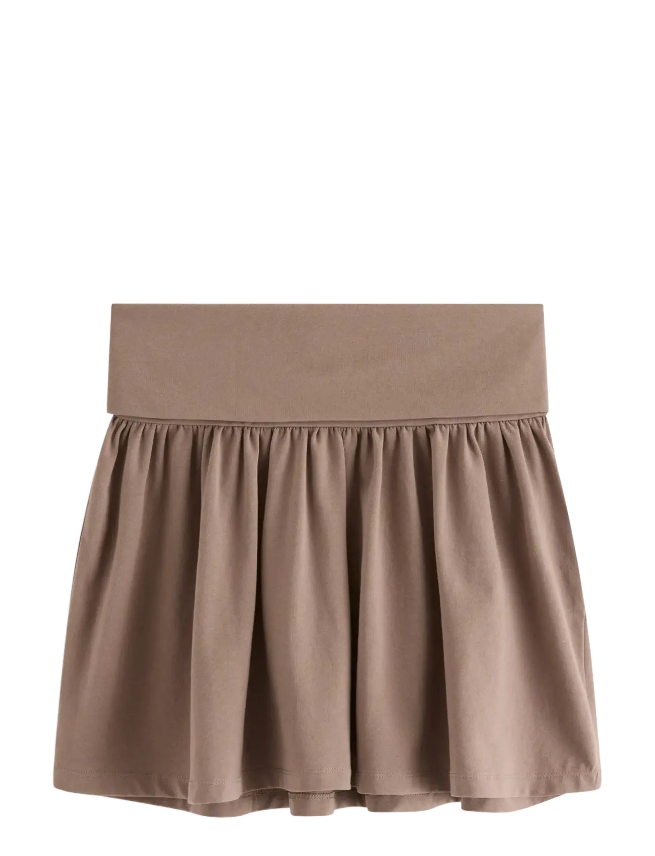 Lindex Flounce skirt - Korte nederdele - LIGHT DUSTY BROWN / brown