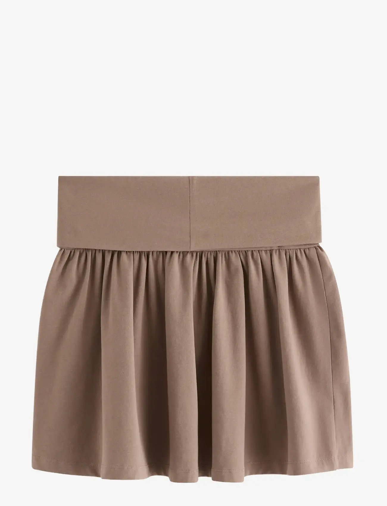 Lindex - Flounce skirt - korte nederdele - light dusty brown - 2