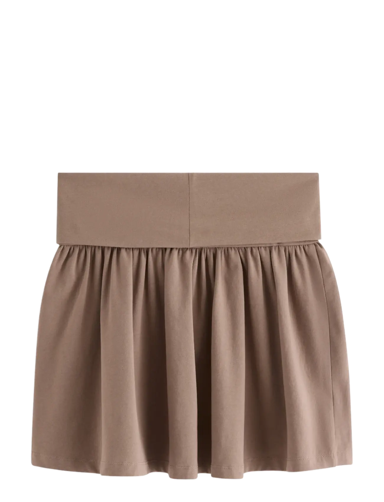 Lindex - Flounce skirt - kurze röcke - light dusty brown - 2