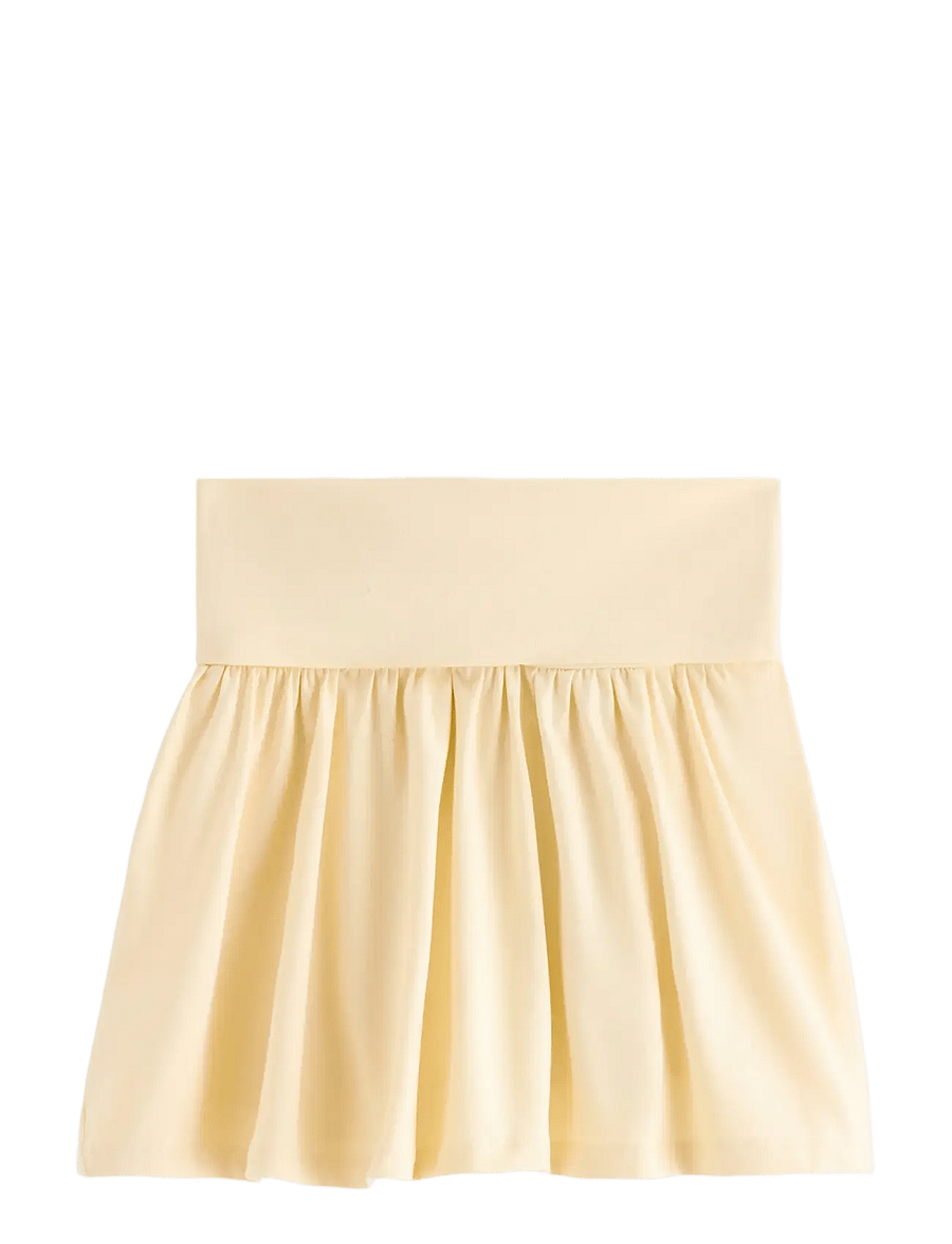 Lindex - Flounce skirt - korte nederdele - light yellow - 1