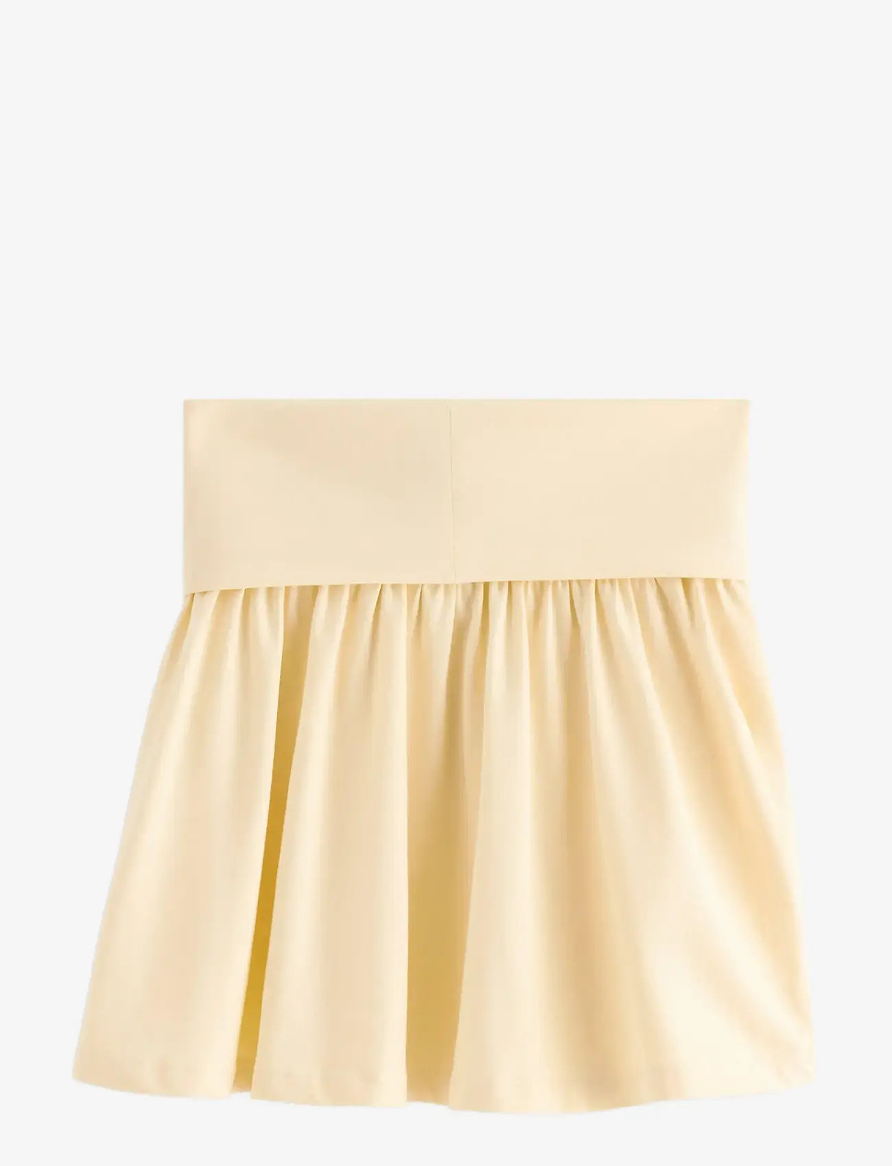 Lindex - Flounce skirt - korte nederdele - light yellow - 2