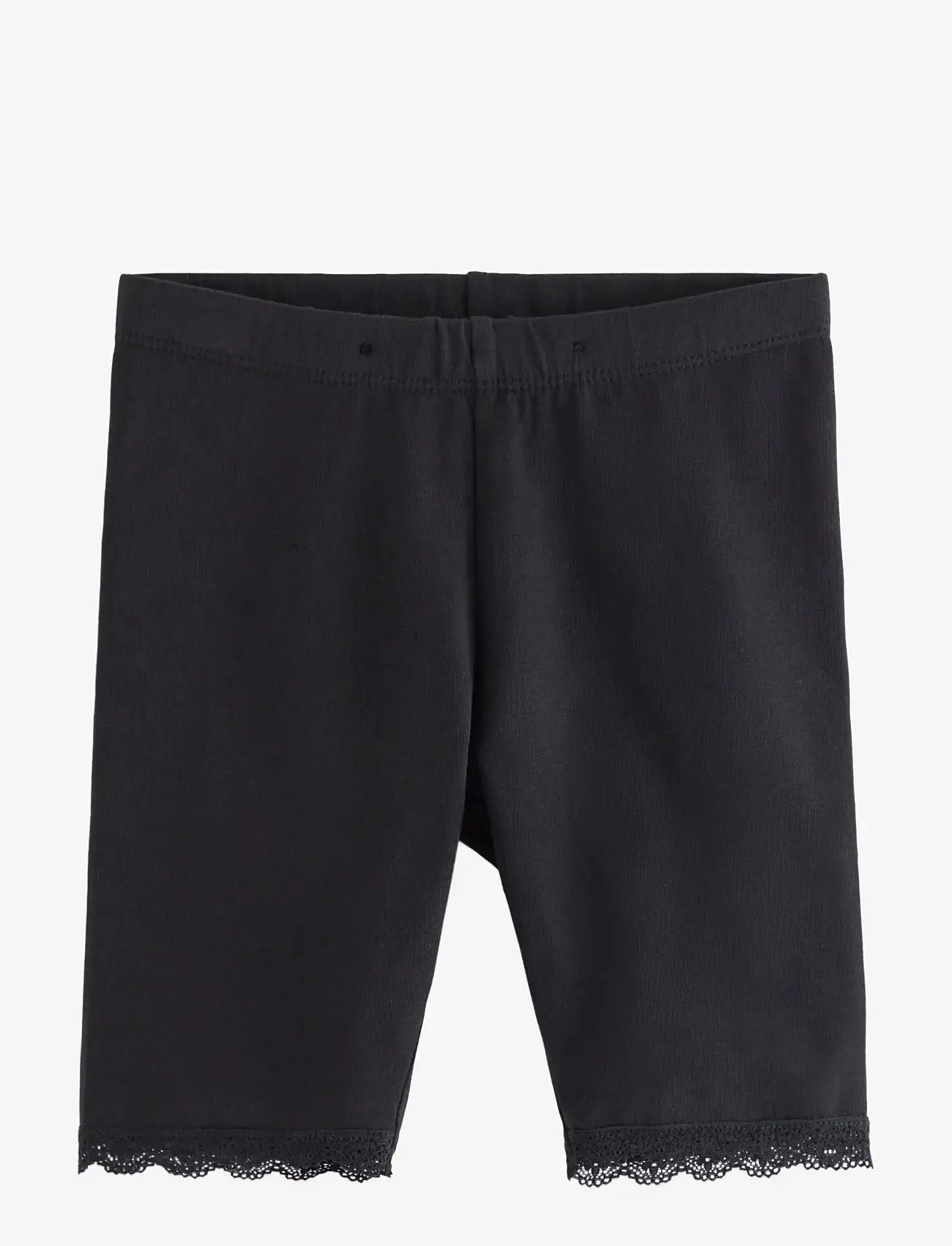 Lindex - Cycling shorts with lace trim - cykelshorts - black - 1